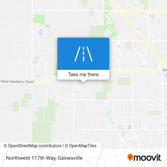 Northwest 117th Way map