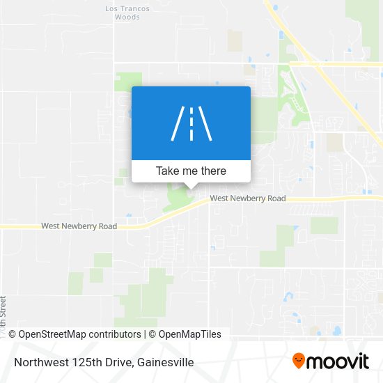 Mapa de Northwest 125th Drive