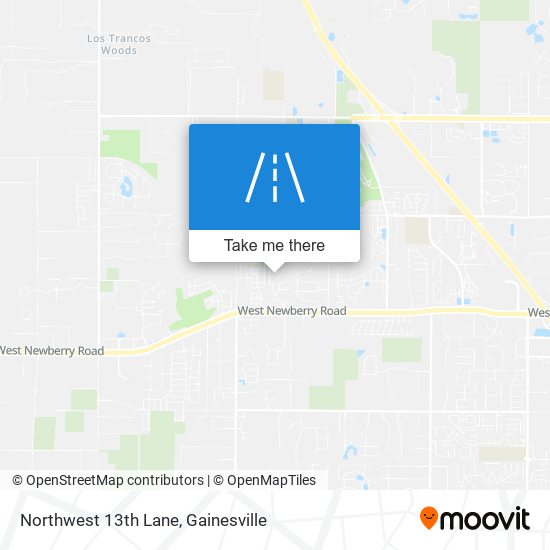 Northwest 13th Lane map