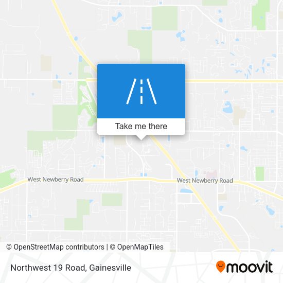 Mapa de Northwest 19 Road