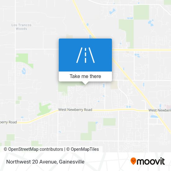Northwest 20 Avenue map
