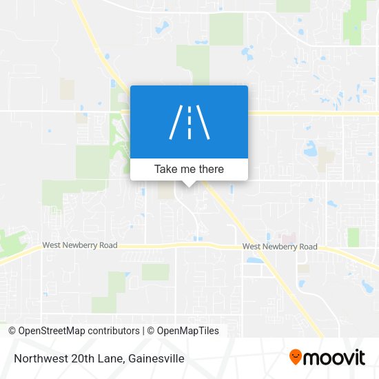 Mapa de Northwest 20th Lane