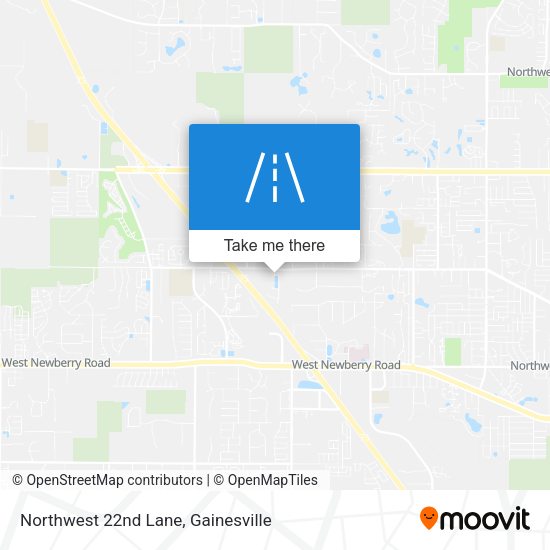 Mapa de Northwest 22nd Lane
