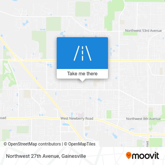 Northwest 27th Avenue map