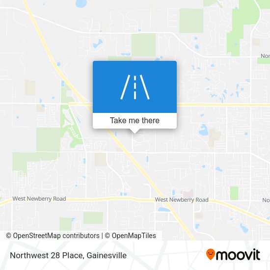 Northwest 28 Place map