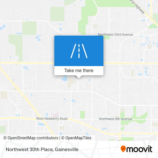 Mapa de Northwest 30th Place