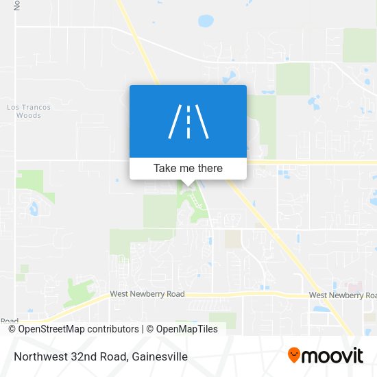 Northwest 32nd Road map