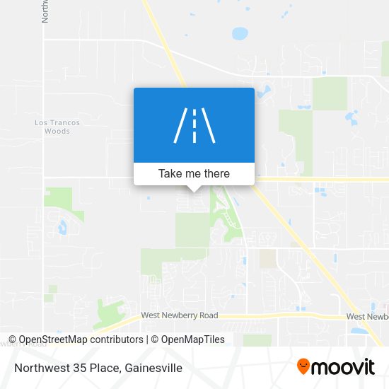 Northwest 35 Place map