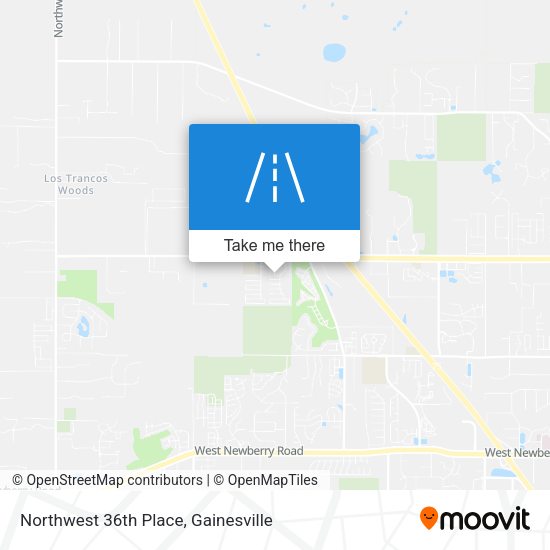 Northwest 36th Place map