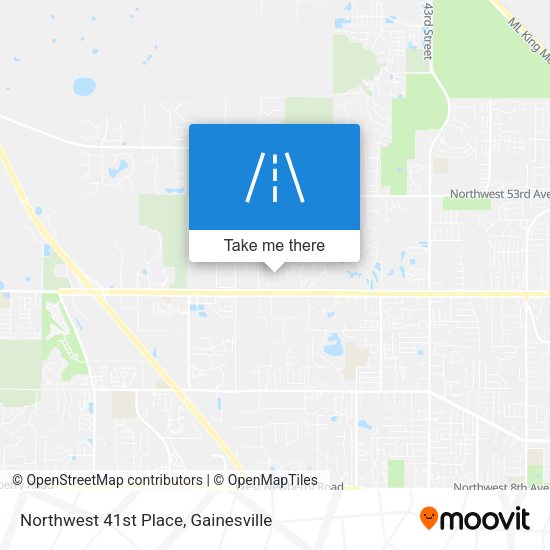Mapa de Northwest 41st Place