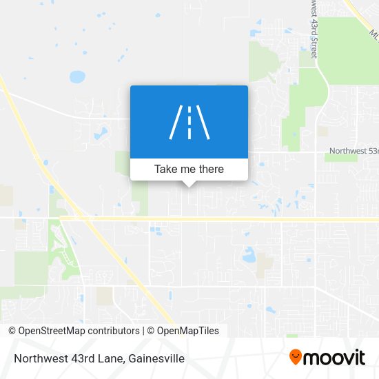 Northwest 43rd Lane map