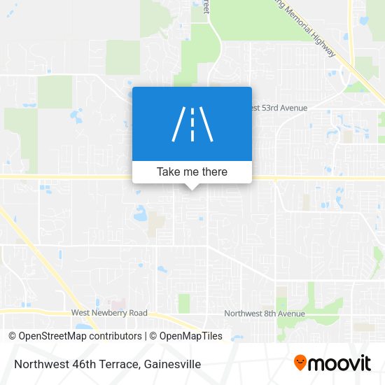 Northwest 46th Terrace map