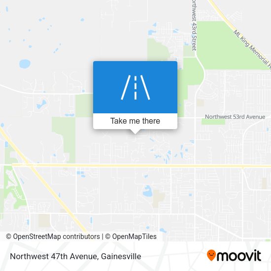 Mapa de Northwest 47th Avenue