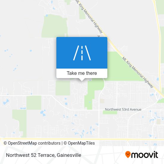Northwest 52 Terrace map