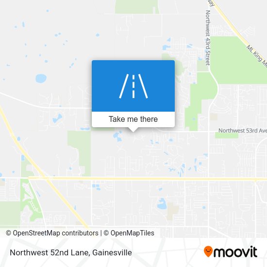 Northwest 52nd Lane map