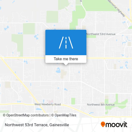 Mapa de Northwest 53rd Terrace