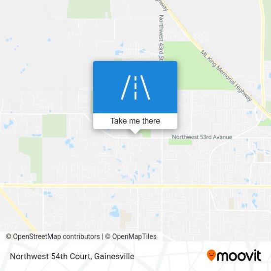 Northwest 54th Court map