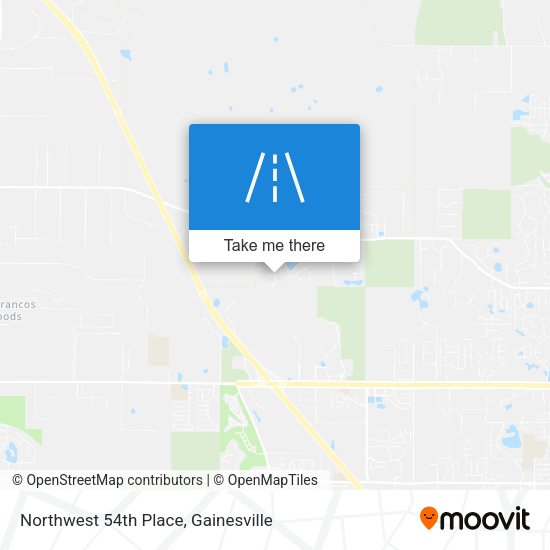 Northwest 54th Place map