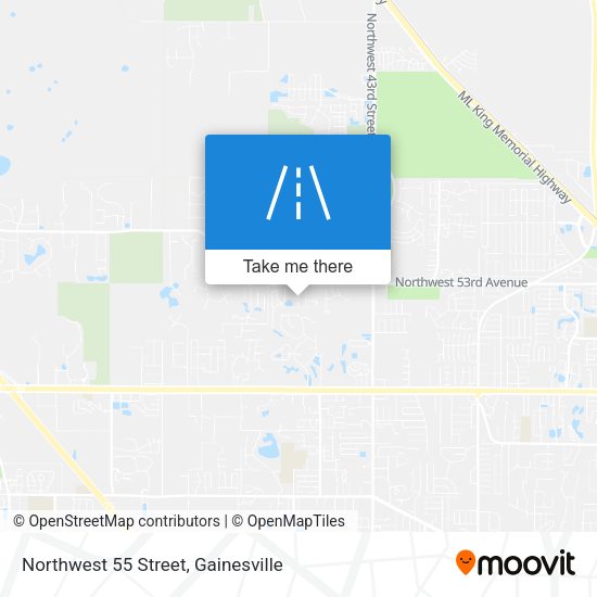 Northwest 55 Street map