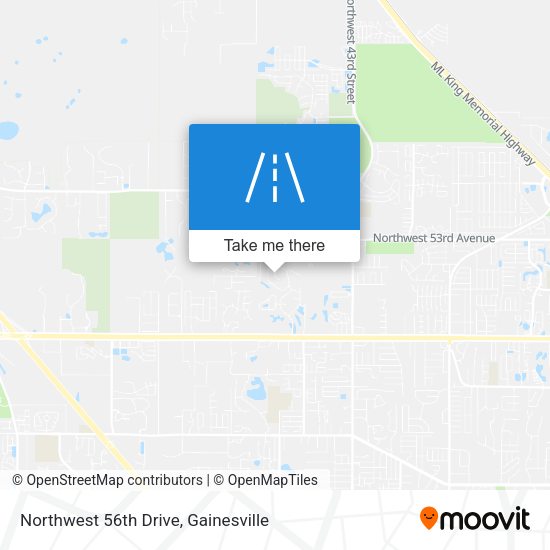 Northwest 56th Drive map