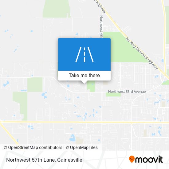 Northwest 57th Lane map