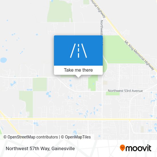 Northwest 57th Way map