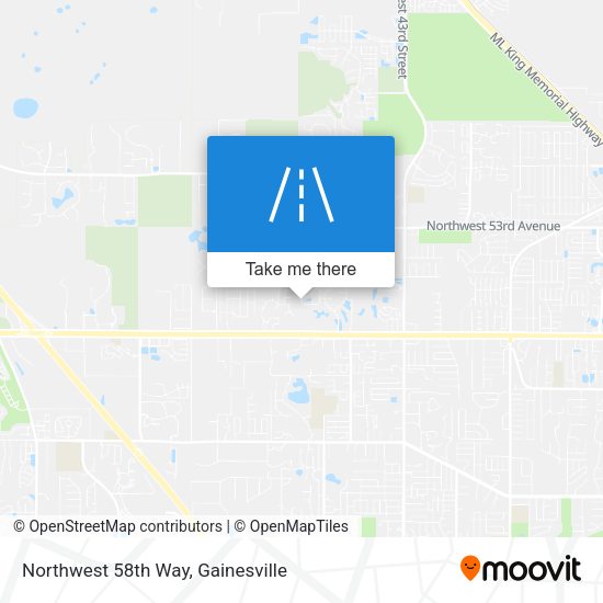 Northwest 58th Way map