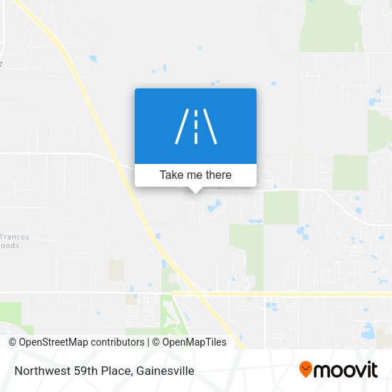 Northwest 59th Place map
