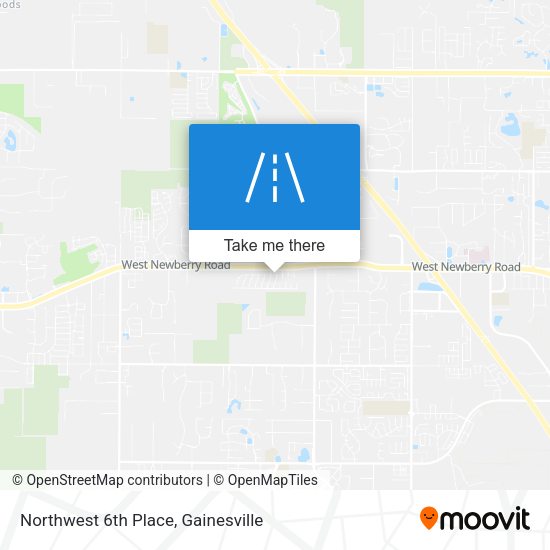 Northwest 6th Place map