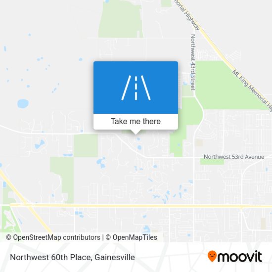 Northwest 60th Place map