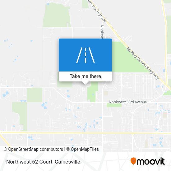 Mapa de Northwest 62 Court
