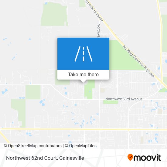 Mapa de Northwest 62nd Court