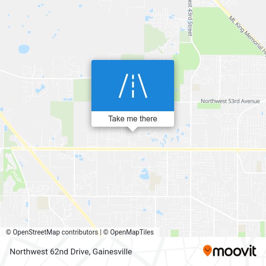 Northwest 62nd Drive map