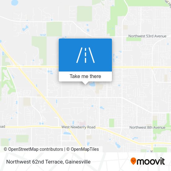 Mapa de Northwest 62nd Terrace