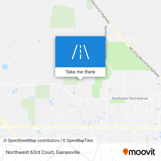 Mapa de Northwest 63rd Court