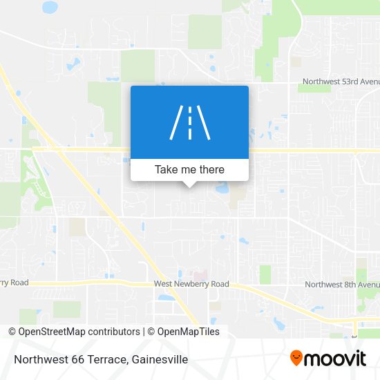 Mapa de Northwest 66 Terrace