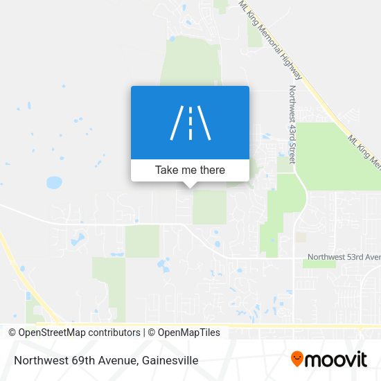 Northwest 69th Avenue map