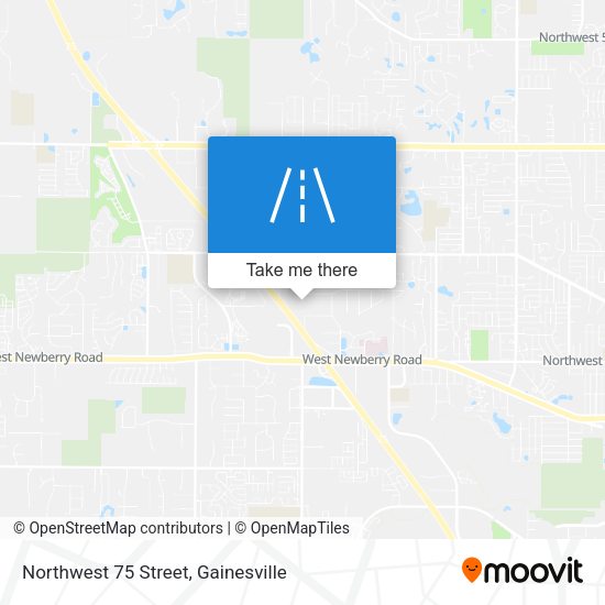 Northwest 75 Street map