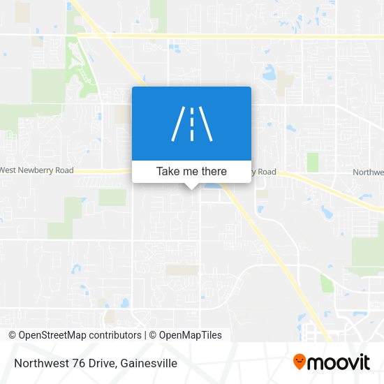 Northwest 76 Drive map