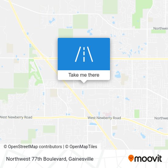 Mapa de Northwest 77th Boulevard
