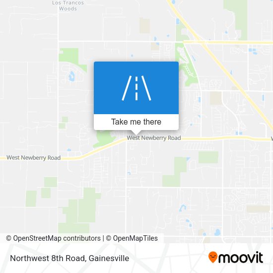 Northwest 8th Road map
