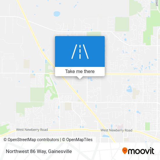 Northwest 86 Way map