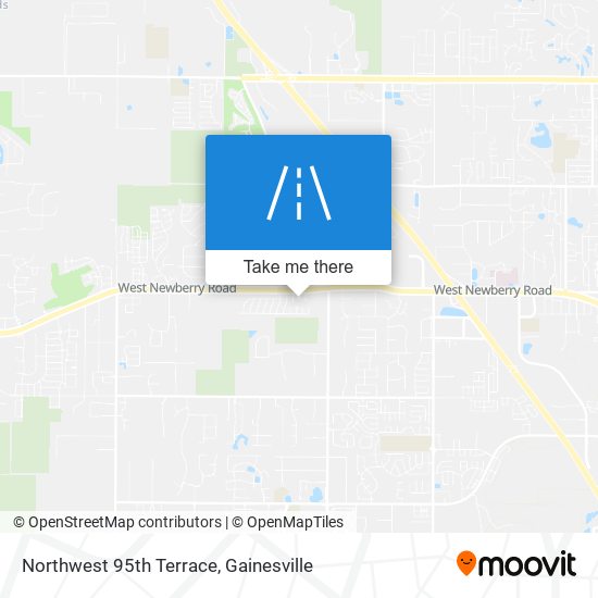 Northwest 95th Terrace map