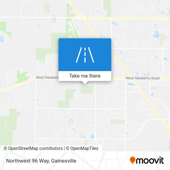Northwest 96 Way map