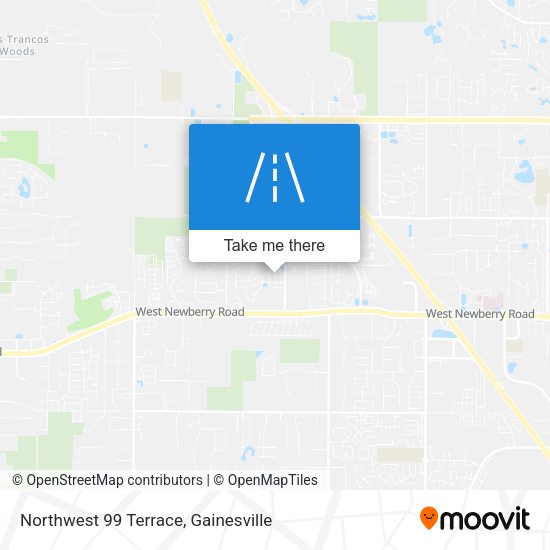 Northwest 99 Terrace map