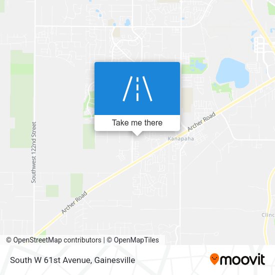 Mapa de South W 61st Avenue