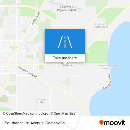 Southeast 1st Avenue map