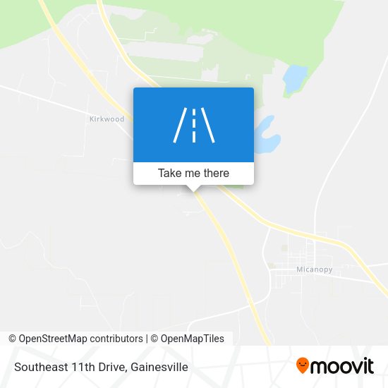 Southeast 11th Drive map