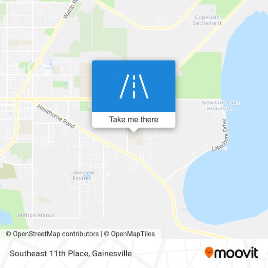 Southeast 11th Place map