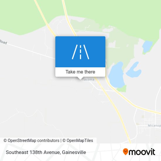 Southeast 138th Avenue map